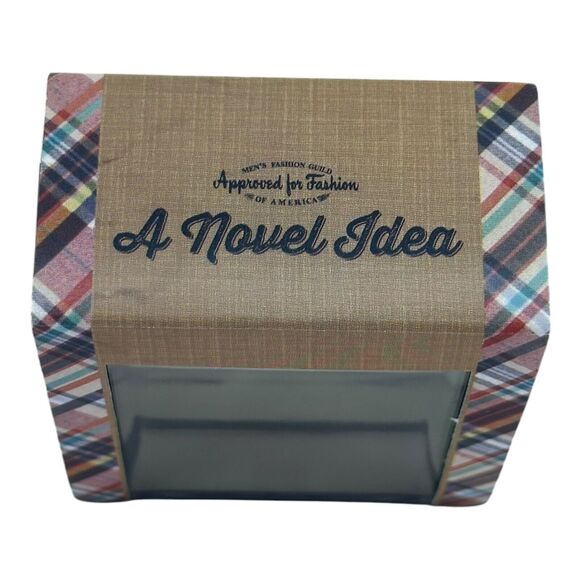 Men's Lucky Horseshoe Tie Tack Silvertone Pin A Novel Idea Graduation Wedding - Picture 3 of 5